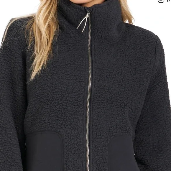 Vuori Alpine Sherpa Jacket, Black, size x-small XS - Picture 8 of 8